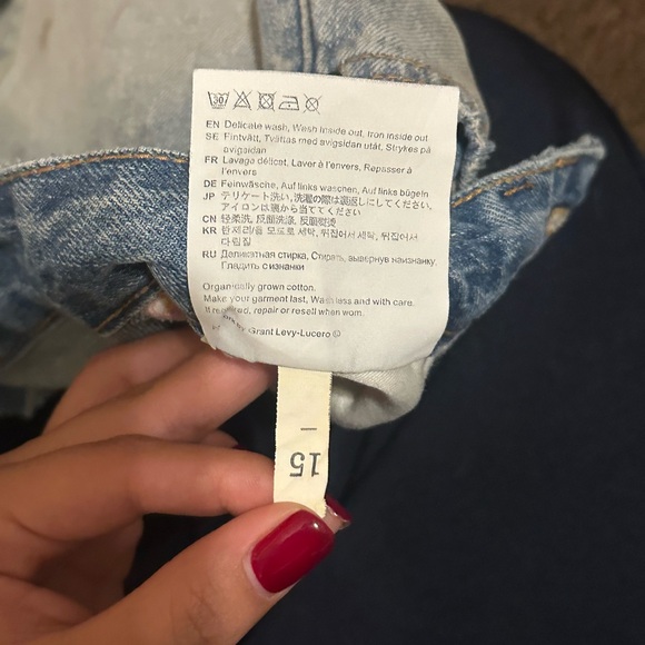 Acne Light Blue Relaxed Jeans - Picture 5 of 6